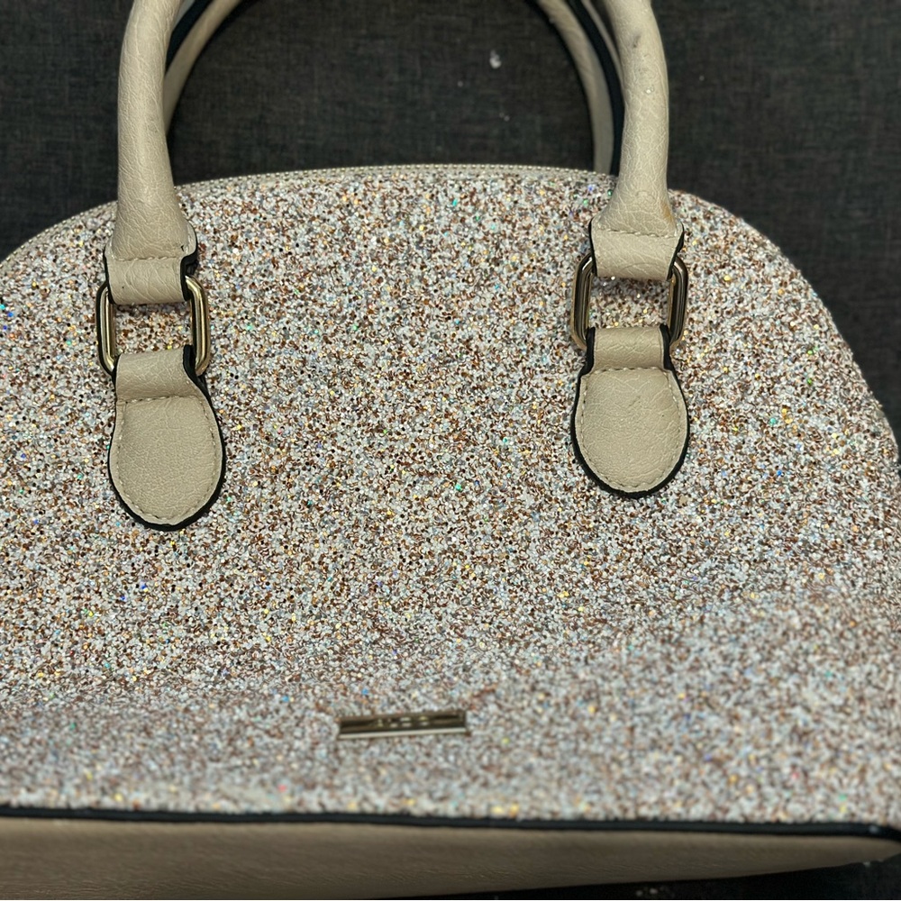 ALDO Glitter Champagne Handbag